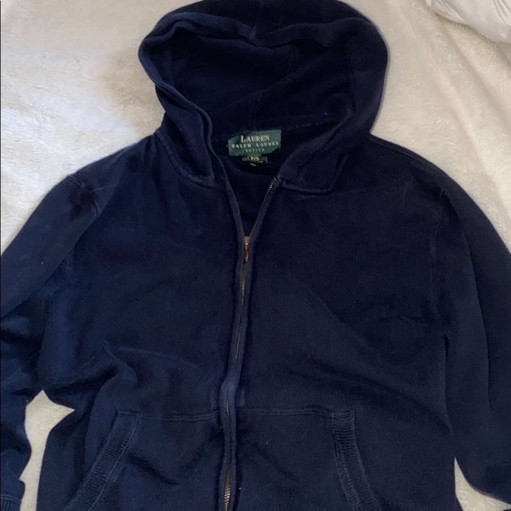 Navy Ralph Lauren cropped jacket